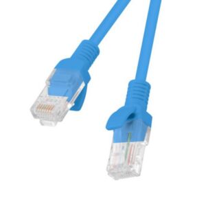 PATCHCORD CAT.6 UTP 0.5M BLUE FLUKE PASSED LANBERG