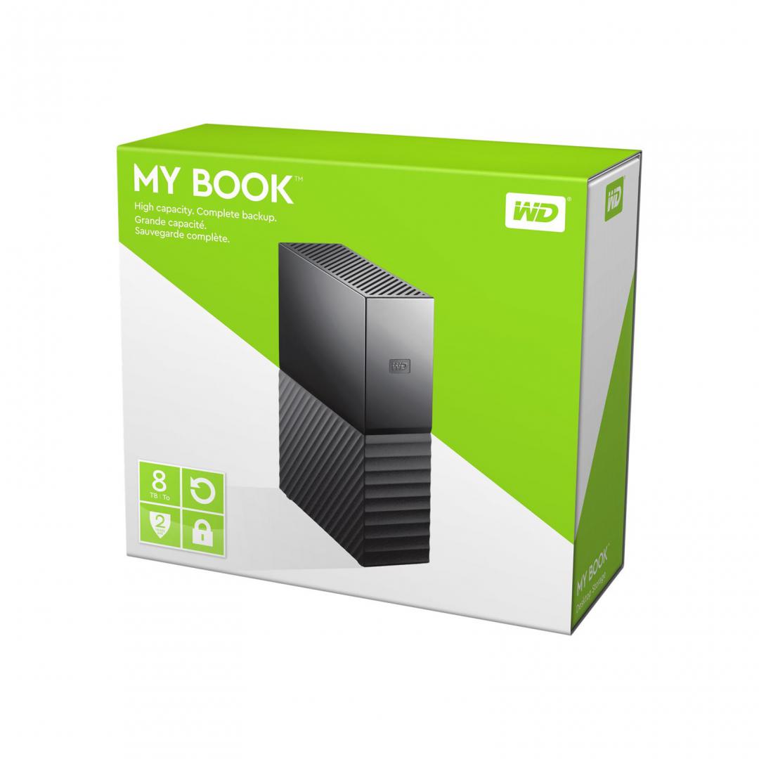 HDD Extern WD My Book, 8TB, negru, USB 3.0 - imagine 3