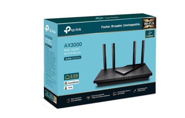 Router wireless TP-LINK Archer AX55 Pro, WIFI 6, Dual Band - imagine 6