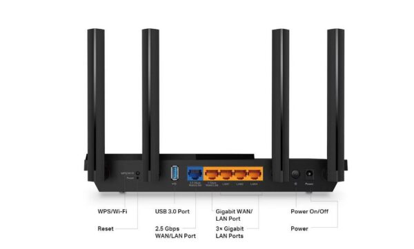 Router wireless TP-LINK Archer AX55 Pro, WIFI 6, Dual Band - imagine 4
