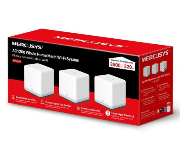 Router wireless MERCUSYS HALO H30, WIFI 5, Mesh, Dual Band - imagine 5