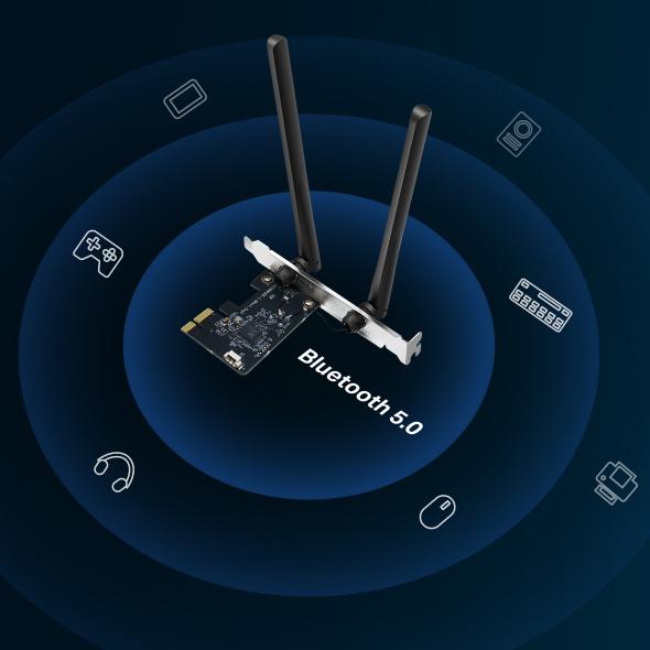 Mercusys AC1200 Wi-Fi Bluetooth PCIe Adapter - imagine 6