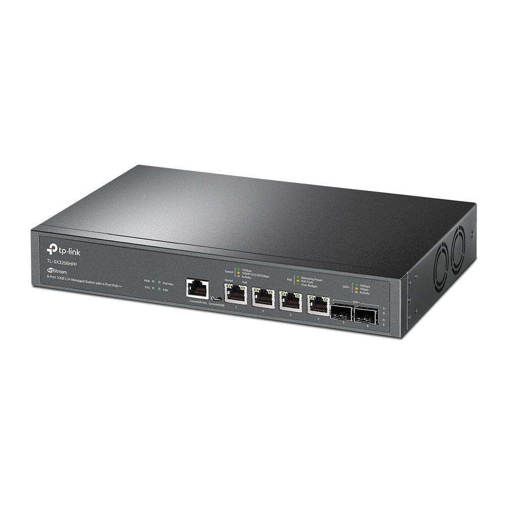 "JetStream™ 4-Port 10GBase-T and 2-Port 10GE SFP+ L2+ Managed Switch - imagine 4
