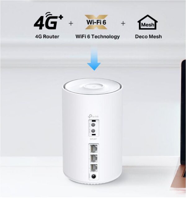 Router wireless TP-LINK 4G+ AX3000 Whole Home Mesh WiFi 6 - imagine 4