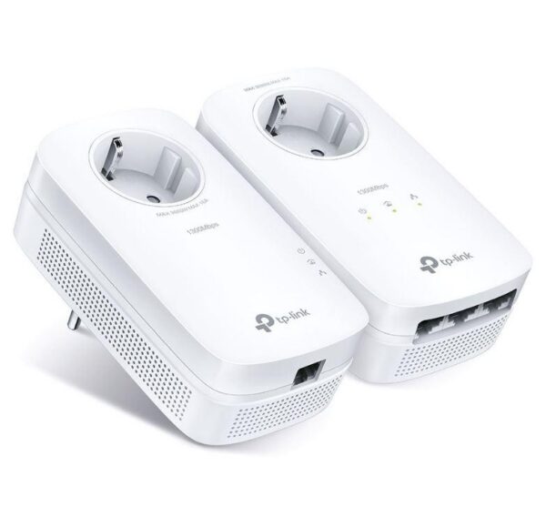 TP-Link Kit Gigabit Powerline Passthrough cu 3 Porturi AV1300, TL- - imagine 3