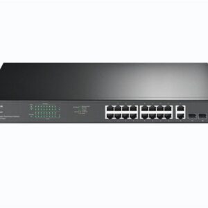 "18-Port Gigabit Rackmount Switch with 16-Port PoE+ PORT: 16×