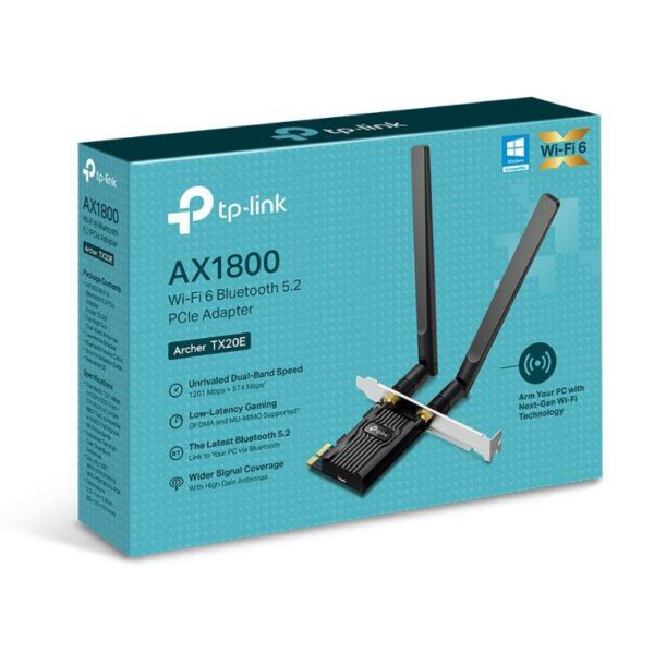 Adaptor wireless TP-Link ARCHER TX20E, WIFI 6, Dual Band - imagine 3