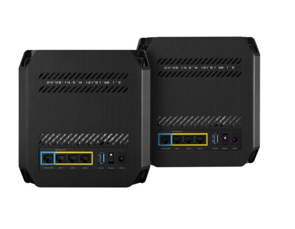 Router wireless ASUS ROG Rapture GT6 (B-2-PK), WIFI 6, Mesh, - imagine 4