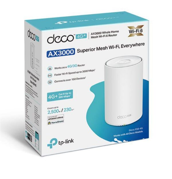 Router wireless TP-LINK 4G+ AX3000 Whole Home Mesh WiFi 6 - imagine 5