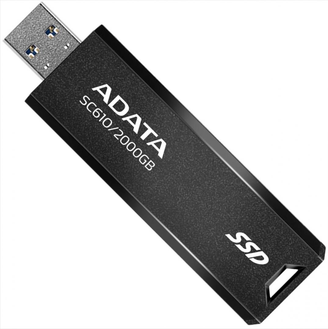 SSD extern ADATA SC610, 2 TB, USB 3.2 Gen 2, - imagine 3
