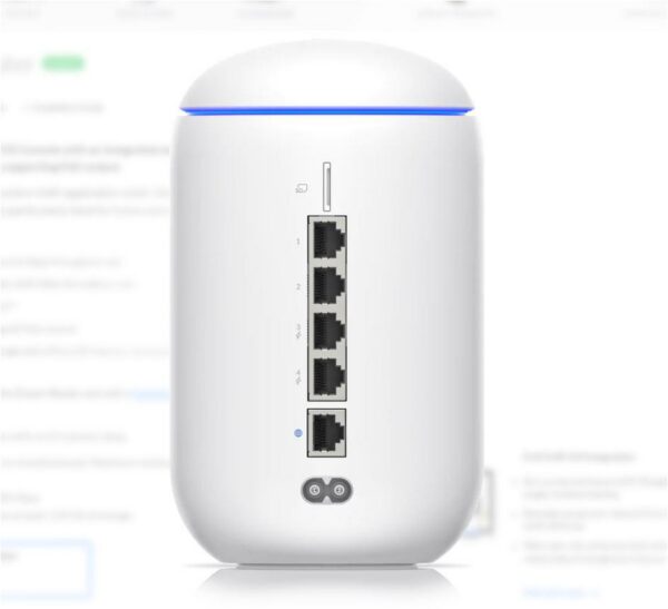 Ubiquiti UniFi Dream Router, High‐Performance Dual Band, Procesor: Dual-Core - imagine 3