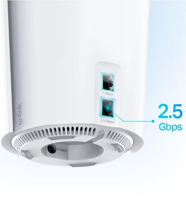 Router wireless TP-LINK Deco X90, WIFI 6, Mesh, Tri-Band - imagine 4