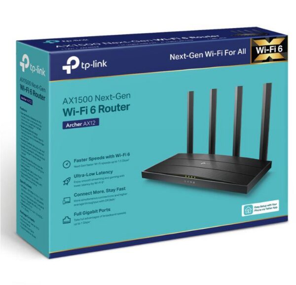 Router wireless TP-LINK Archer AX12, WIFI 6, Dual Band - imagine 5