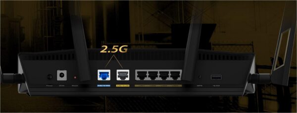 Router wireless ASUS RT-AX88U Pro, WIFI 6, Mesh, Dual Band - imagine 4