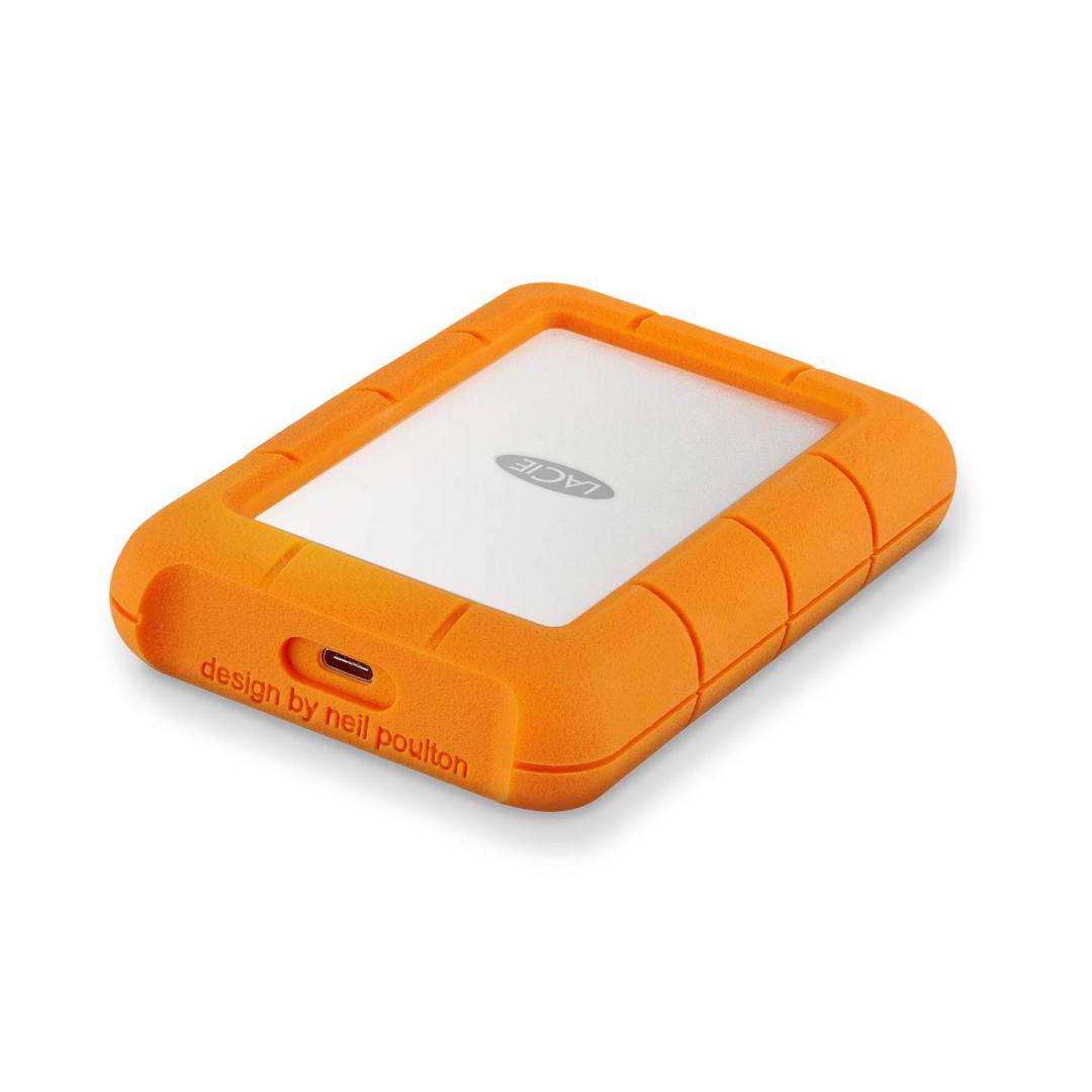 HDD Extern Lacie Rugged, 5TB, Argintiu,USB 3.0 - imagine 3
