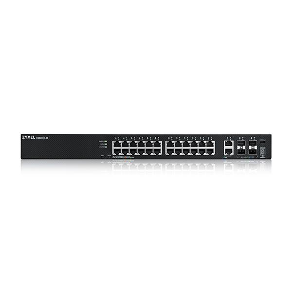 XGS2220-30, L3 Access Switch, 24x1G RJ45 2x10mG RJ45, 4x10G SFP+