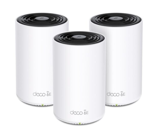 Router wireless TP-LINK Deco XE75, WIFI 6E, Mesh, Tri-Band