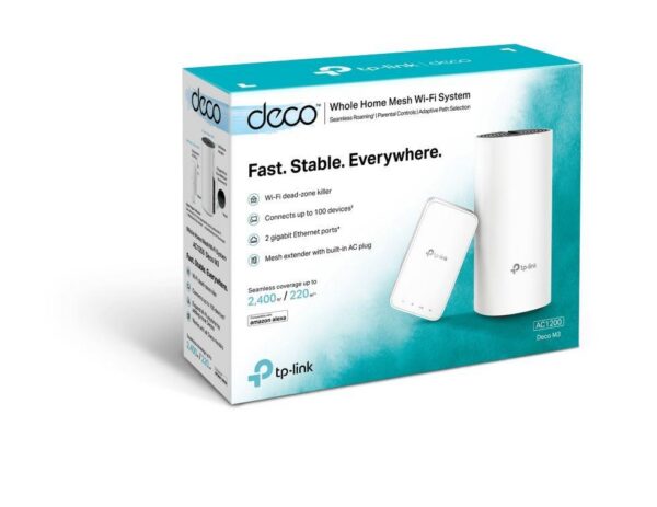 Router wireless TP-LINK Deco M3, WIFI 5, Mesh, Dual Band - imagine 3